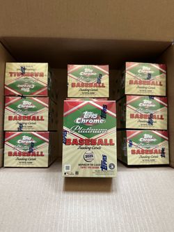MLB Topps Chrome Platinum Baseball Blaster Box