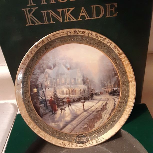 Thomas Kincade Collectors Plate