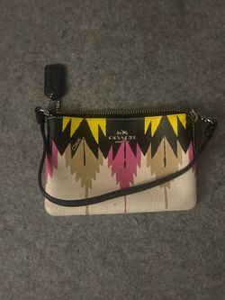 Coach Coachella Hawk Fire Dance Leather Pink Cream