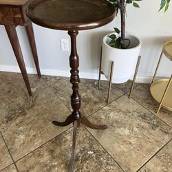 Large Wood Antique Boho Plant Stand 