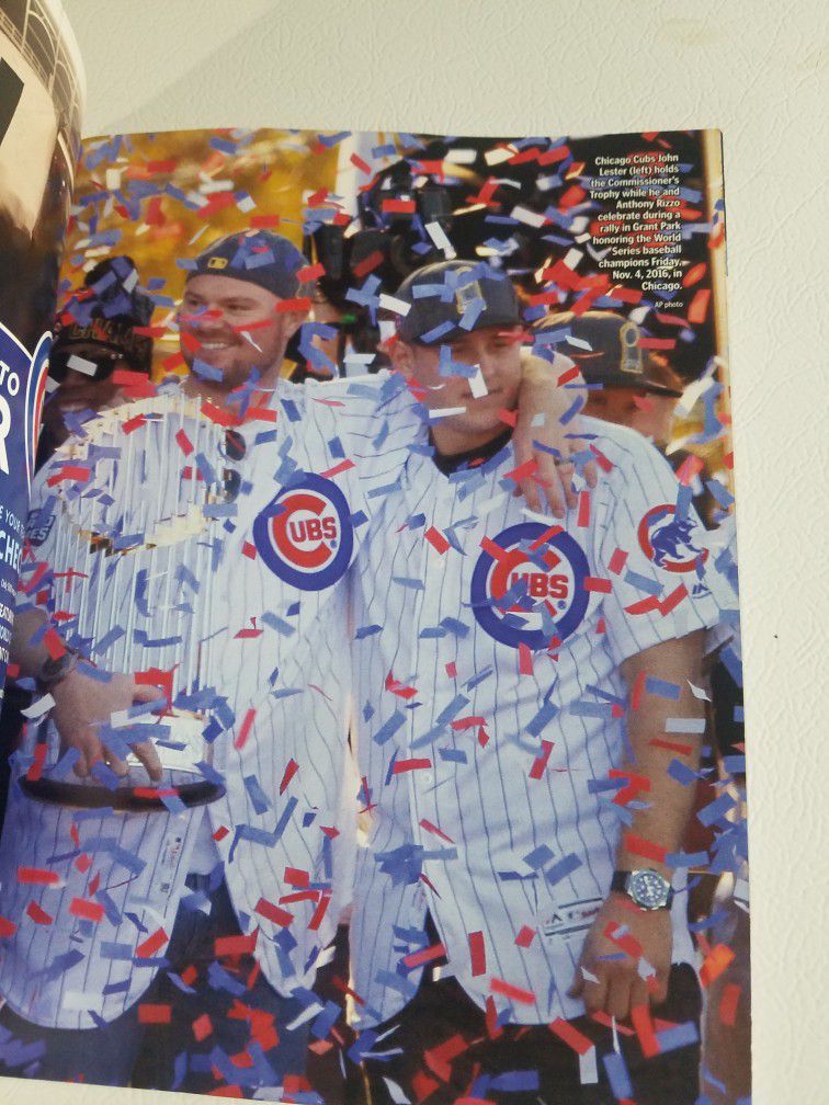 ⚾️Chicago Cubs Commemorative 2016 Championship  Magazine Issue