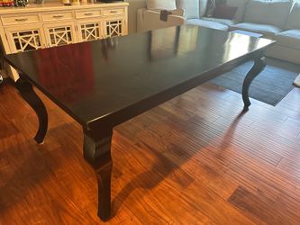 Crate & Barrel  Convertible Dining Table with Extension Leaf
