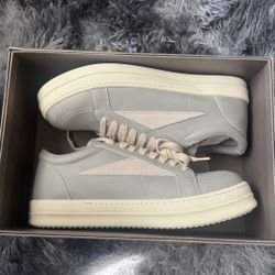 Mens Rick Owens Low Vintage Grey