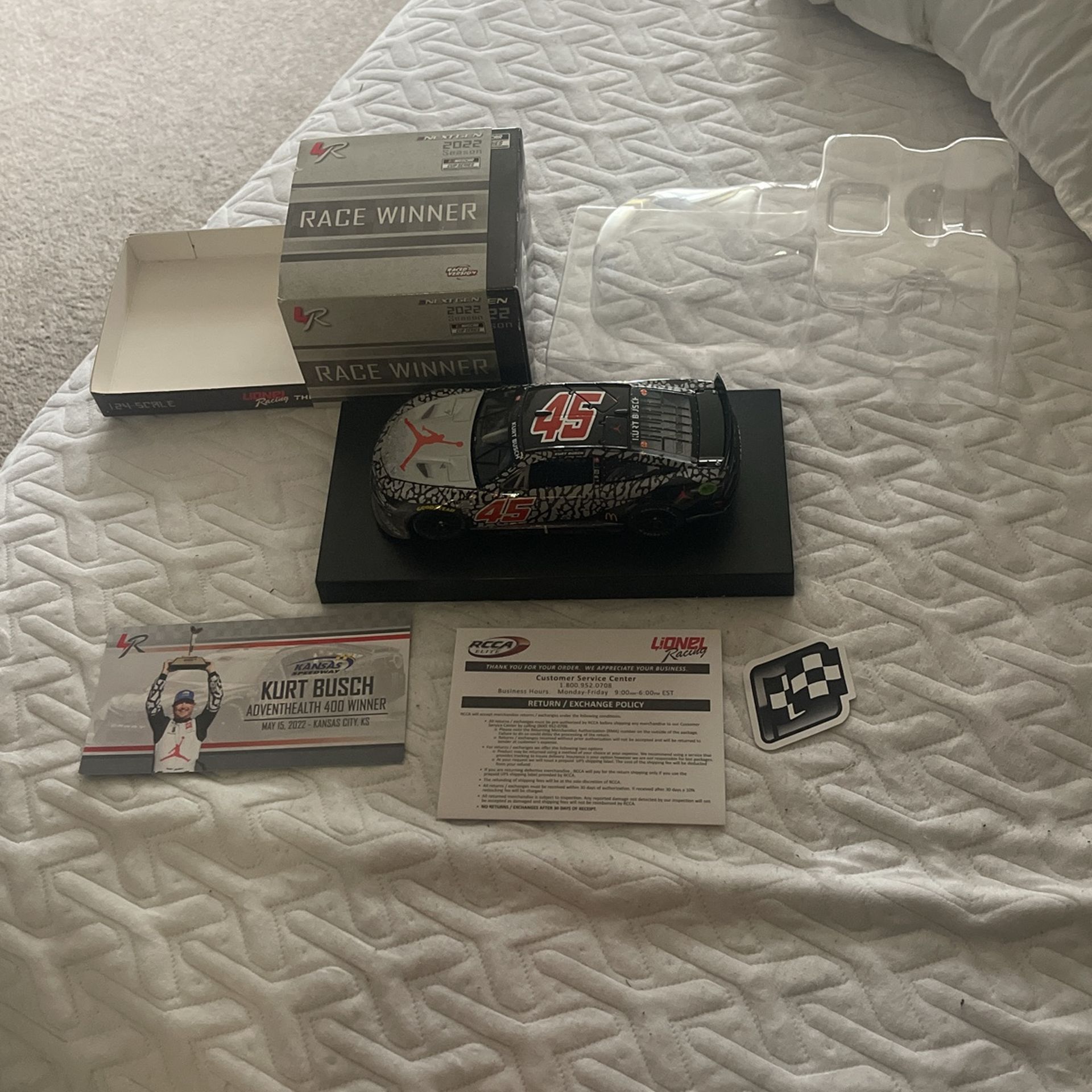 2022 KURT BUSCH #45 JORDAN BRAND 1:24 Lionel 1 Of 2976