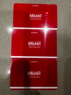 Round1 gaming card credits