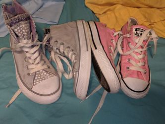 Converse youth size 13 $18 each or both for $30