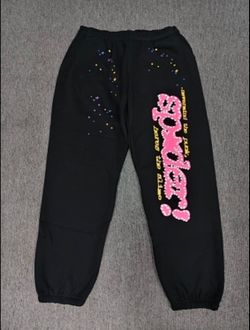 Sp5der P*nk Sweatpants  ‘black’ ANY SIZE