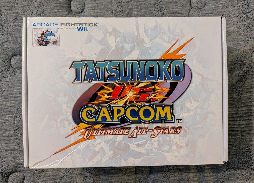 Nintendo Wii Tatsunoko VS Capcom Ultimate All-Stars Arcade Fightstick