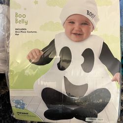 Baby COSTUME Boo Belly with Hat
