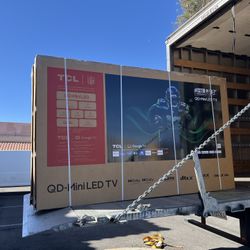 100” TCL 98” 4K SMART TV