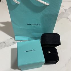 Tiffany’s & Co Platinum engagement ring
