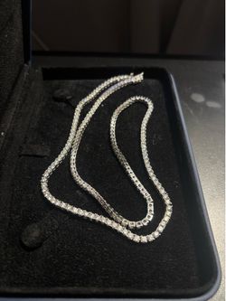 3MM Moissanite Tennis Chain 14K Gold x 1