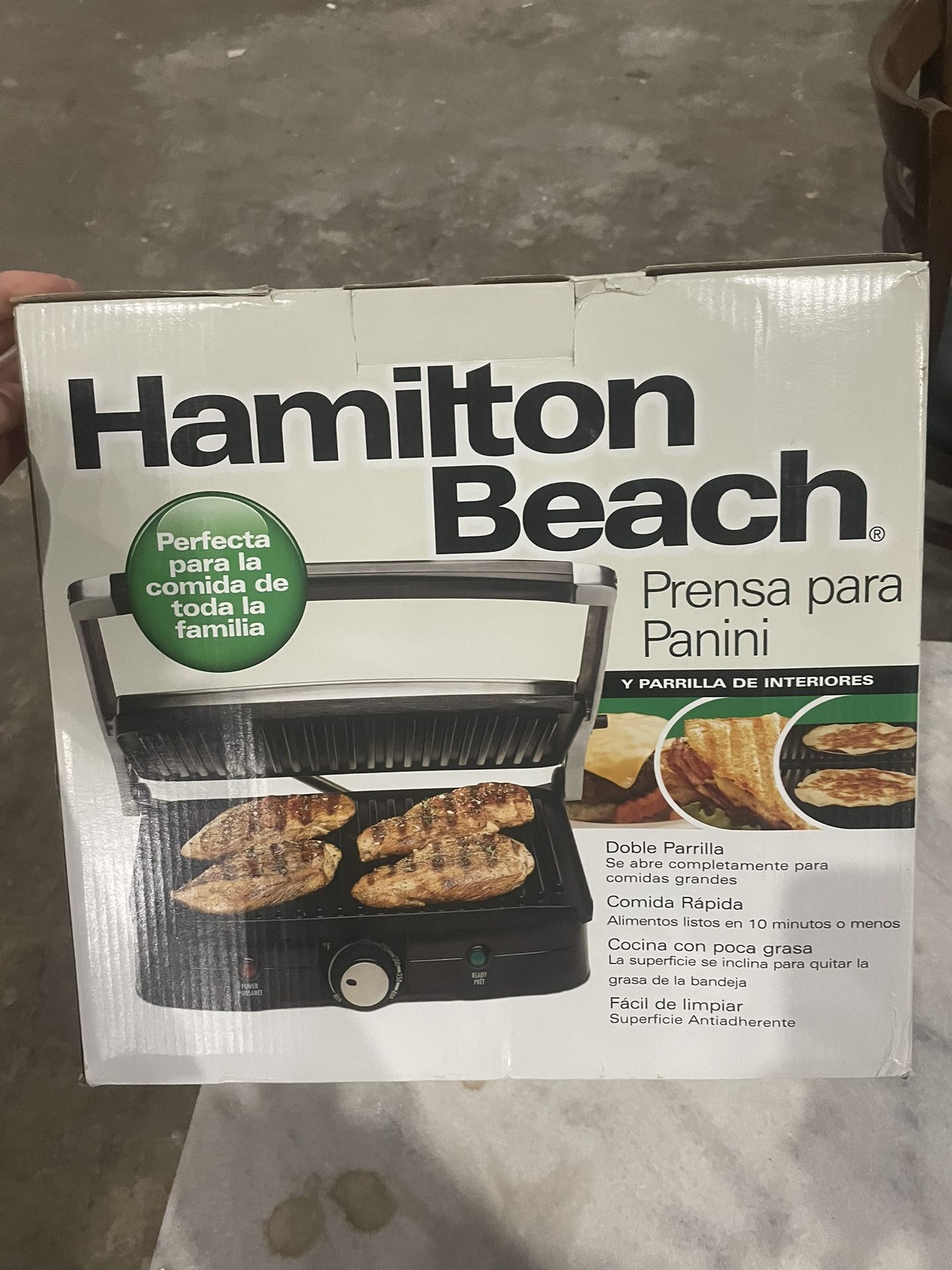 Hamilton Beach Indoor Grill With Panini Press Brand New! for Sale in White  Plains, NY - OfferUp