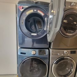 Front Load Washer And Electric Dryer Set Used In Good Condition With 90days Warranty G 