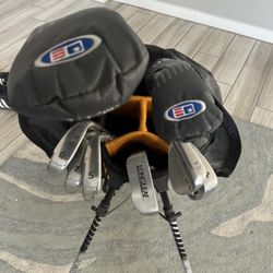 US Kids Golf Left Handed UL63 Set With Bag ( And Extra Clubs) 