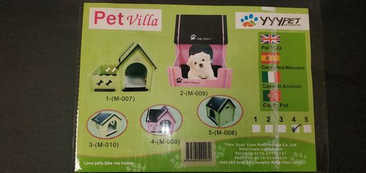 Pet villas different color