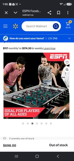 Espn football table