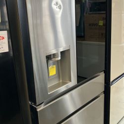 💥Great Deal💥 29 cu. ft. Smart MyColor InstaView Standard-Depth MAX 4-Door French Door Refrigerator