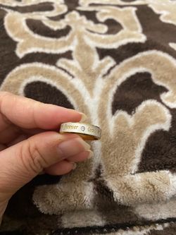 Forever love heart ❤️ wedding band size 10