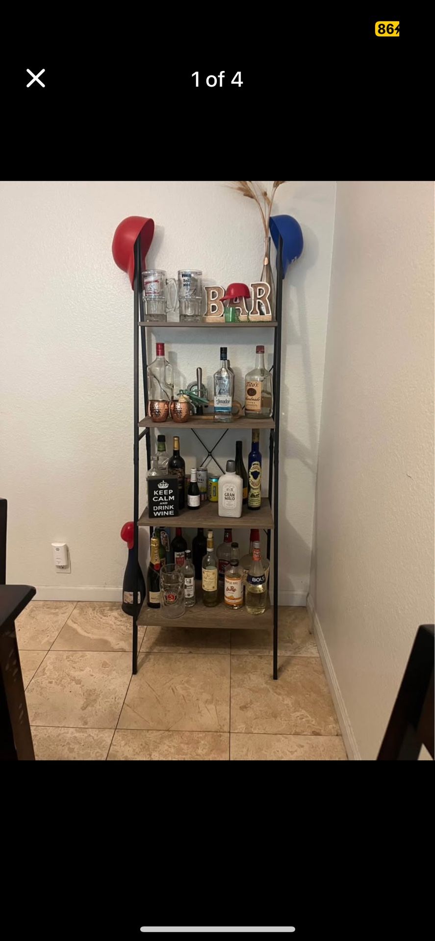 Bar Stand Bookcase Shelves