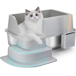 Stainless Steel Cat Litter Box