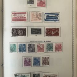 🇩🇪 German Democratic Republic Collection Of 17 Postage Stamps Issued In 1956 To 1957