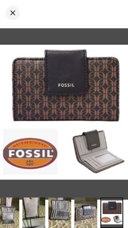 Fossil Madison multi-black/brown wallet