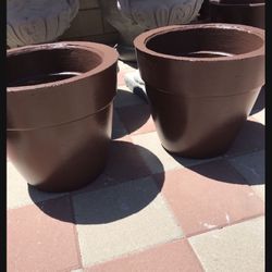 New Flower Pots Made Out Of Cement Perfect Gift 