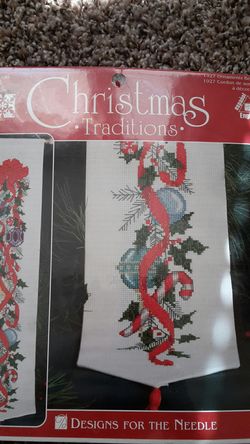 Christmas Traditions Cross stitch kit New