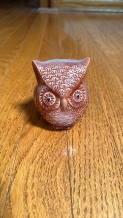 Ceramic Owl (Painted) Vintage Collectible