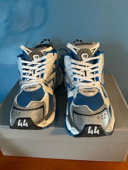 Black and blue Runners