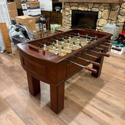 Solid Wood Fooseball Table