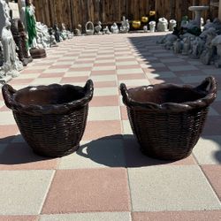 New Flower Pots Made Out Of Cement 