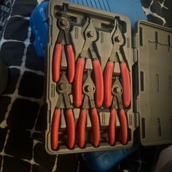 Brand New Matco Snap on Internal External Snap Ring Pliers 6 Pieces 