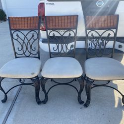 Chairs Wood  And Metal