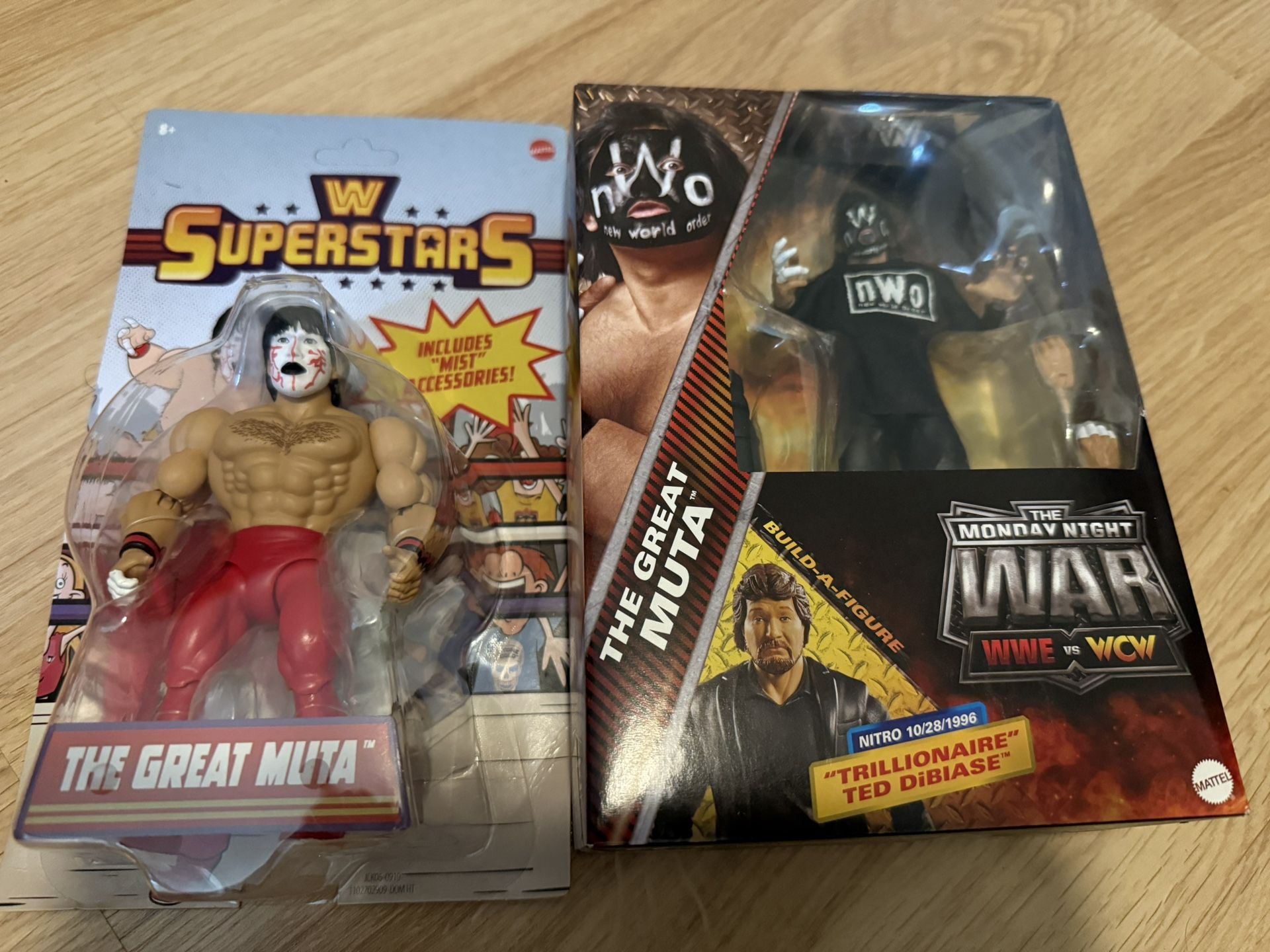 Wwe The Great Muta Figure Lot