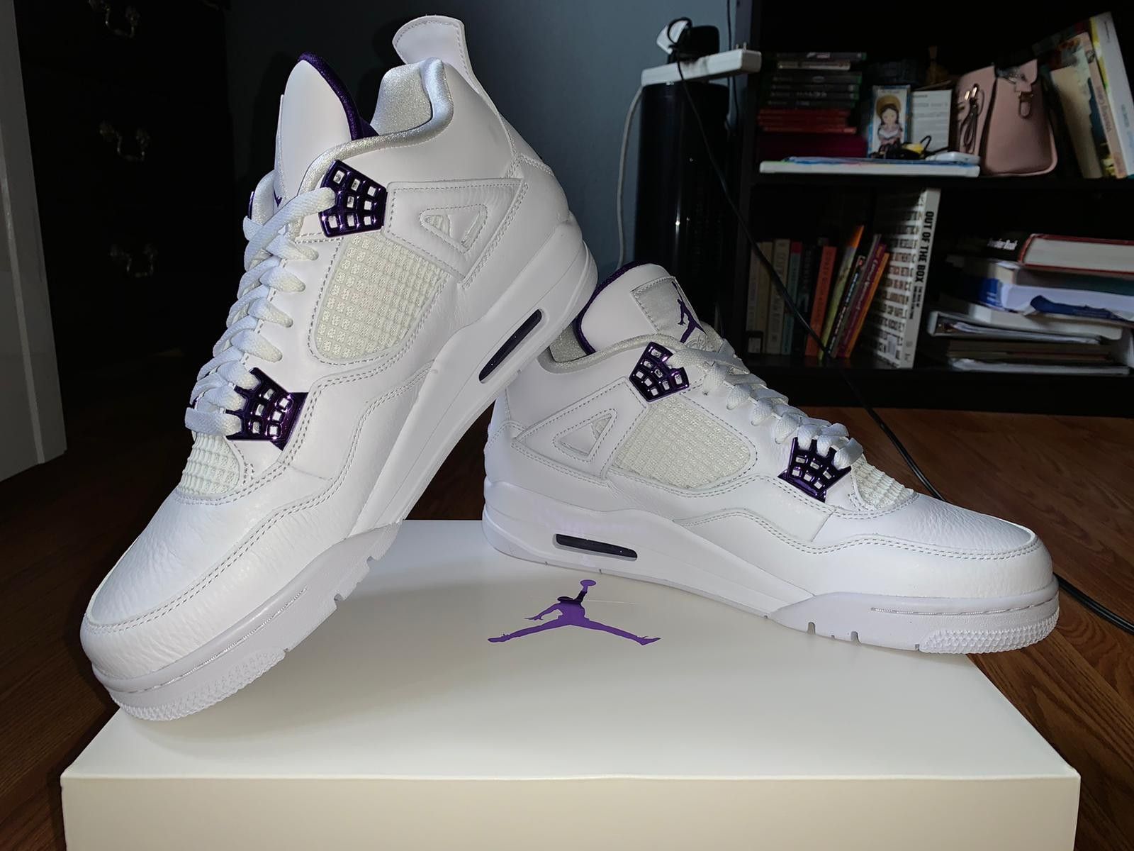 Jordan 4 Purple Metallic