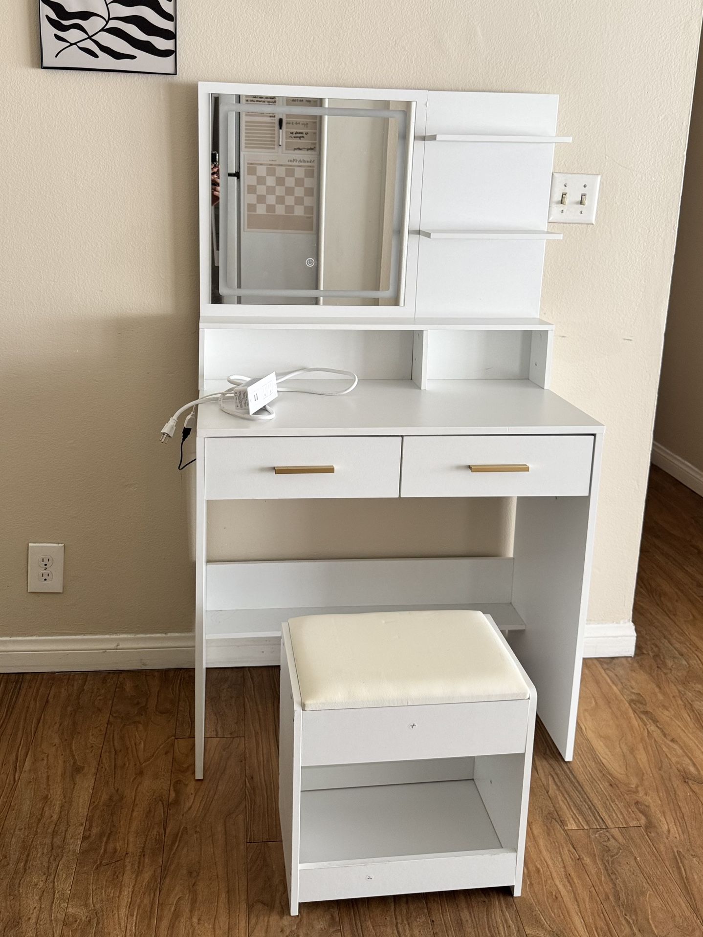 Vanity with LED Mirror | BRAND NEW