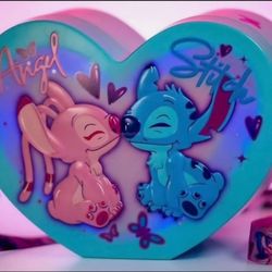 Stitch And Angel Popcorn Bucket 