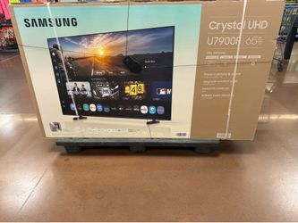 65 TV Samsung smart 4K HGTV $55 down on Financing for delivery six month warranty