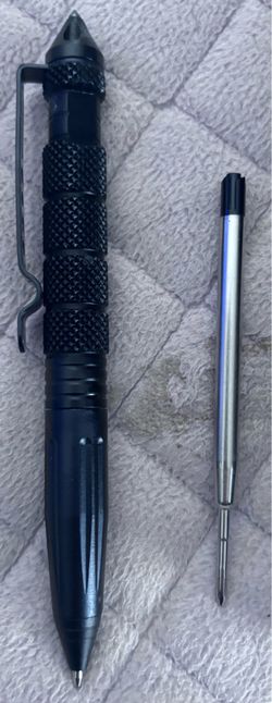 Security Strike Pen With Tungsten Carbide Glass Breaker Tip
