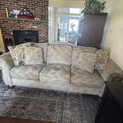 Leaf Patterned Couch