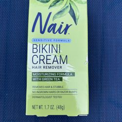 Nair Hair Remover Sensitive Formula Bikini Cream Hair Removal, 1.7 Oz Box New