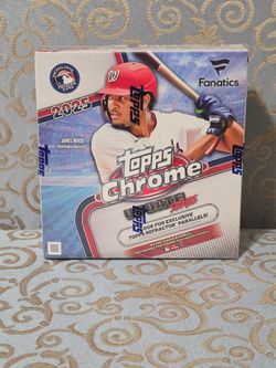 2025 Topps Chrome Update Series Mega Box Fanatics