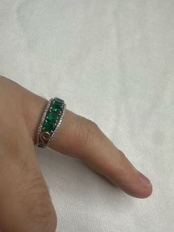 White gold ring
