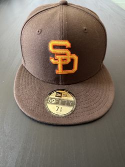 Padres new era fitted hat