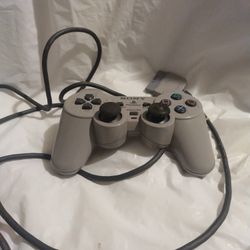Sony PlayStation Controller Dual Shock Analog Gray for parts or repair