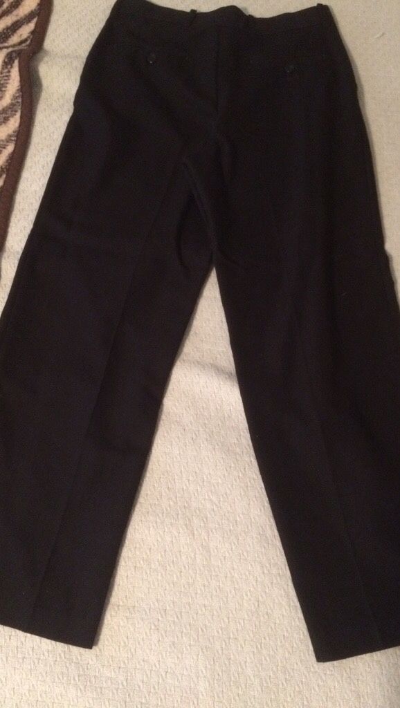 Boys black dress pants