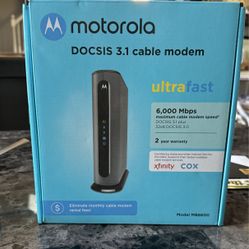 Motorola DOCSIS 3.1 Cable Modem MB8600