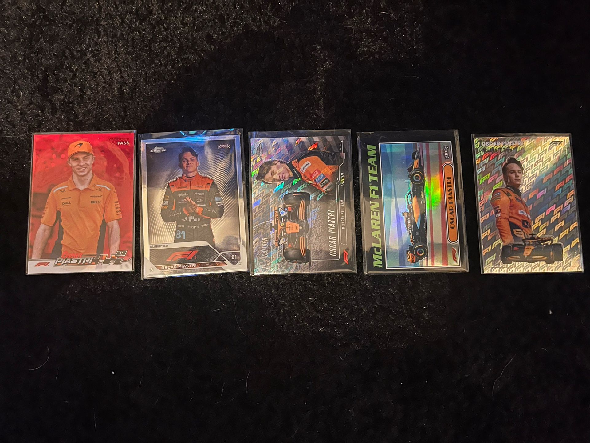 Topps F1 Oscar Piastri Trading Cards